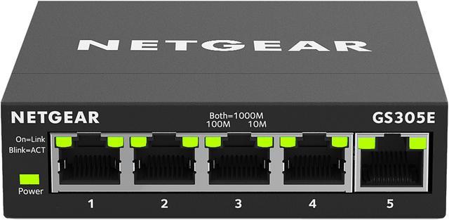 NETGEAR 5-Port Gigabit Ethernet Plus PoE Switch (63W) - Vintage King