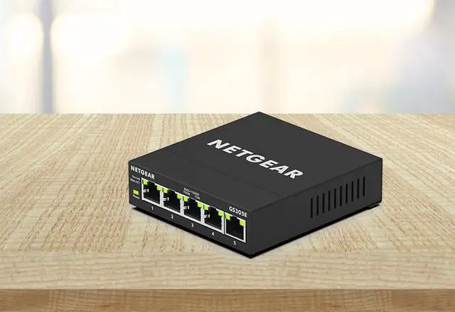 Alt view image 9 of 11 - Netgear GS305E 5-Port Gigabit Ethernet SOHO Plus Easy Smart Managed Essentials Switch, GS305E-100NAS