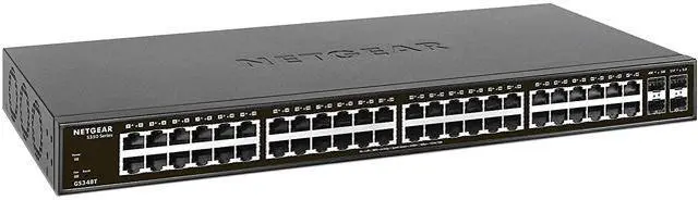 Main image of NETGEAR 52-Port Gigabit Ethernet Smart Switch (GS348T) - with 4 x 1G SFP