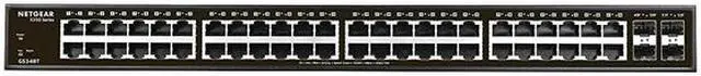 Alt view image 3 of 4 - NETGEAR 52-Port Gigabit Ethernet Smart Switch (GS348T) - with 4 x 1G SFP