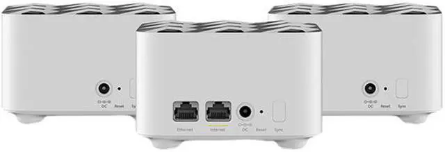 Alt view image 3 of 6 - NETGEAR Orbi AC1200 Dual-band Mesh WiFi System, 3-pack (RBK13)