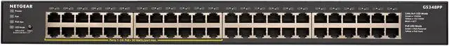 Alt view image 2 of 3 - NETGEAR 48-Port Gigabit Ethernet Unmanaged PoE+ Switch (380W) | GS348PP