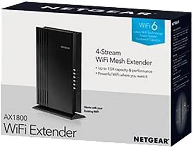 Alt view image 6 of 6 - NETGEAR EAX20-100CNS AX1800 4-Stream WiFi 6 Mesh Extender