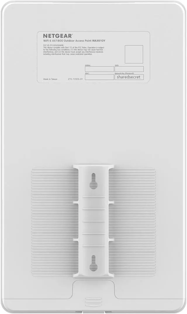 Alt view image 7 of 10 - Netgear WAX610Y Wi-Fi 6 IEEE 802.11 a/b/g/n/ac/ax/i 1.80 Gbit/s Wireless Access Point