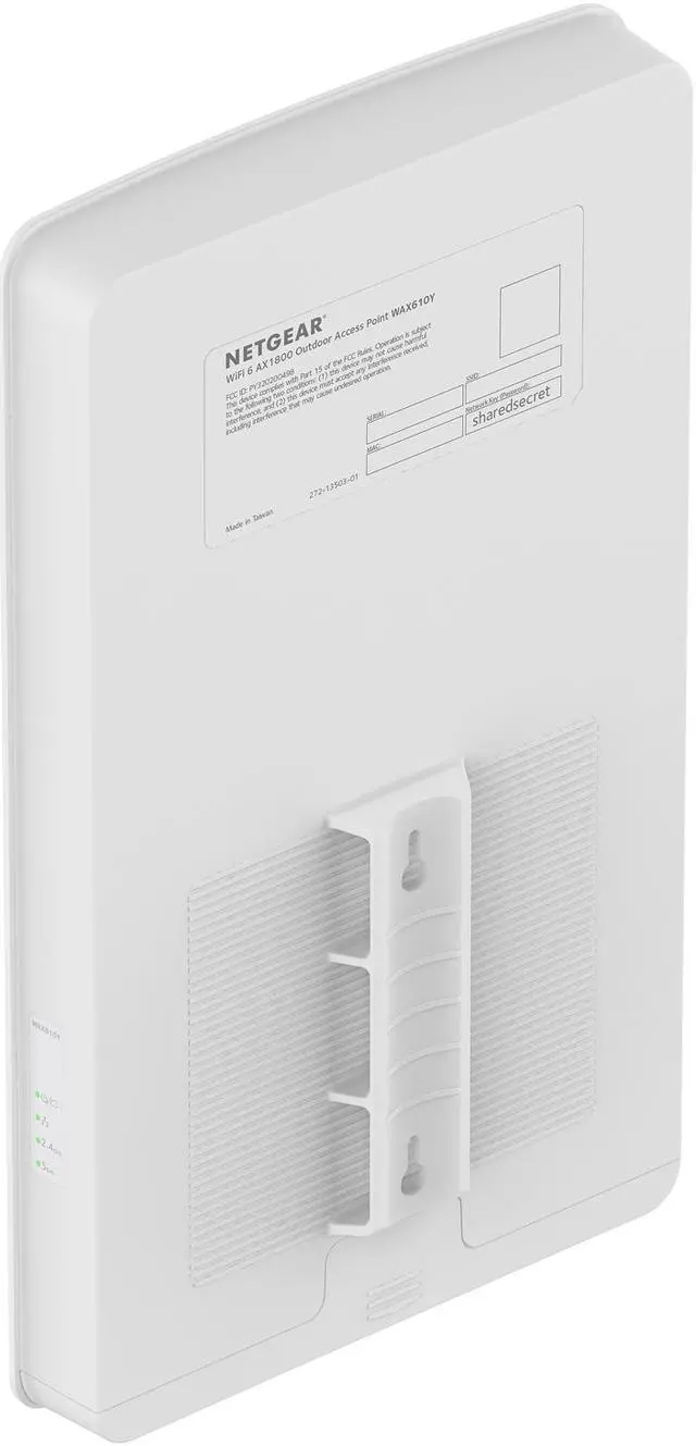 Alt view image 8 of 10 - Netgear WAX610Y Wi-Fi 6 IEEE 802.11 a/b/g/n/ac/ax/i 1.80 Gbit/s Wireless Access Point