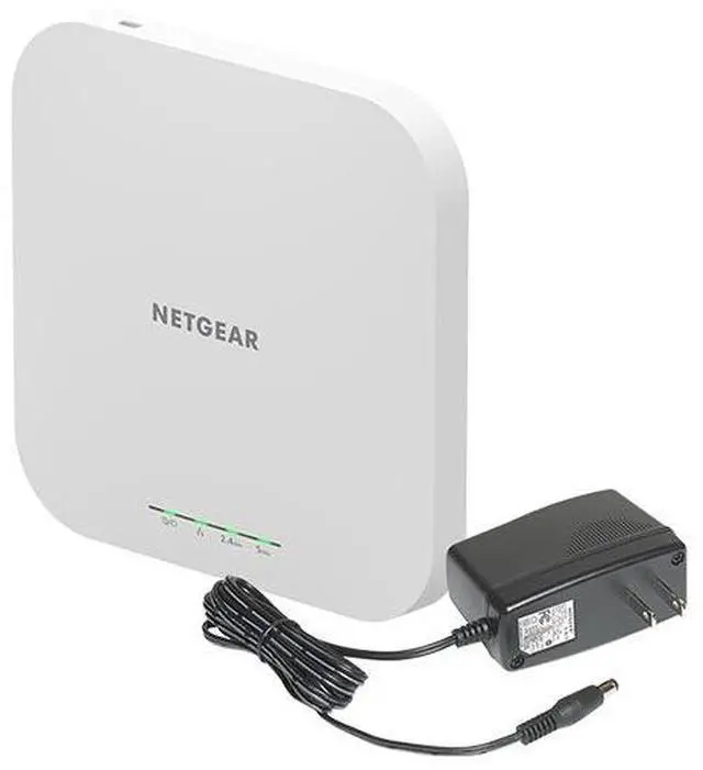 Main image of Netgear AX1800 Dual Band PoE Multi-Gig Insight Managed WiFi 6 Access Point with Power Adapter, WAX610PA-100NAS