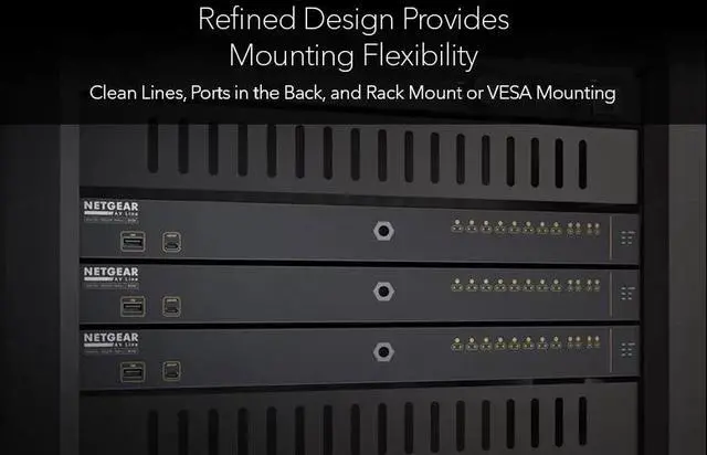 Alt view image 11 of 11 - Netgear AV Line M4250-10G2F-PoE+ 8x1G PoE+ 125W 2x1G and 2xSFP Managed Switch, GSM4212P-100NAS