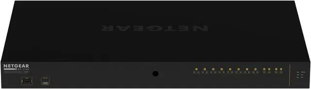 Alt view image 5 of 8 - NETGEAR 8x1G PoE+ 240W 2x1G and 2xSFP+ Managed Switch | AV Line M4250-10G2XF-PoE+, GSM4212UX-100NAS