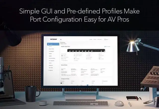 Alt view image 12 of 14 - NETGEAR 8x1G PoE+ 240W 2x1G and 2xSFP+ Managed Switch | AV Line M4250-10G2XF-PoE+, GSM4212UX-100NAS