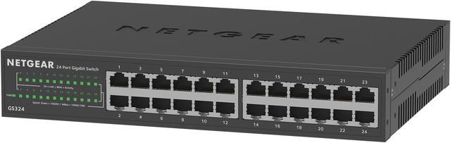 Alt view image 3 of 9 - NETGEAR 24-Port Gigabit Ethernet Unmanaged Switch | GS324v2