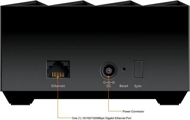 Alt view image 9 of 10 - NETGEAR Nighthawk Advanced Whole Home Mesh WiFi 6 System (MK63S) with Free Armor Security - AX1800 Router with 2 Satellite Extenders, Coverage up to 4,500 sq. ft. and 25+ Devices