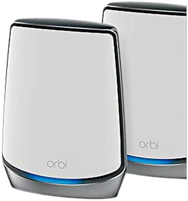Alt view image 2 of 6 - Netgear RBK852-100NAS Orbi Wi-Fi 6 Ultra-Performance Whole Home Mesh Wi-Fi System, 2-pack (RBK852) White