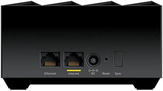 Alt view image 5 of 8 - Netgear MK63-100CNS Nighthawk Mesh Wi-Fi 6 System Black