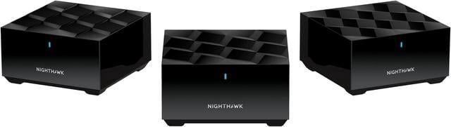 Netgear MK63-100CNS Nighthawk Mesh Wi-Fi 6 System Black