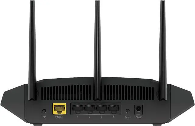 Alt view image 5 of 5 - NETGEAR AX1800 4-Stream Dual-Band WiFi 6 Router (up to 1.8Gbps) with NETGEAR Armor & NETGEAR Smart Parental Controls (RAX10-100CNS)