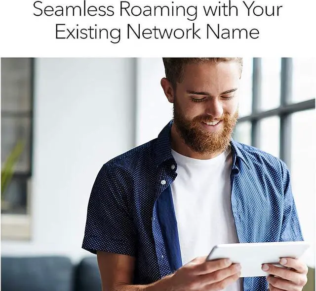 Alt view image 6 of 6 - NETGEAR WiFi 6 Mesh Range Extender (EAX15) - Add up to 1,500 sq. ft. and 20+ Devices with AX1800 Dual-Band Wireless Signal Booster & Repeater (up to 1.8Gbps Speed), WPA3 Security, Smart Roaming
