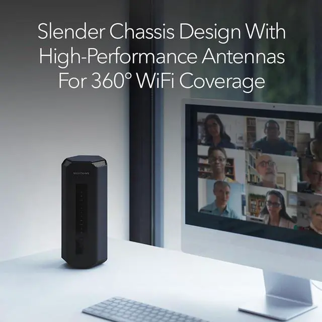 Alt view image 5 of 7 - NETGEAR RS700S-100NAS Nighthawk Tri-Band WiFi 7 Router, 19Gbps, 10 Gig Ports with 1-year NETGEAR Armor