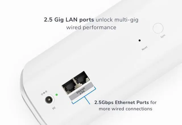 Alt view image 5 of 6 - Netgear Orbi 770 Series Tri-Band WiFi 7 Mesh Add-on Satellite, RBE770-100NAS