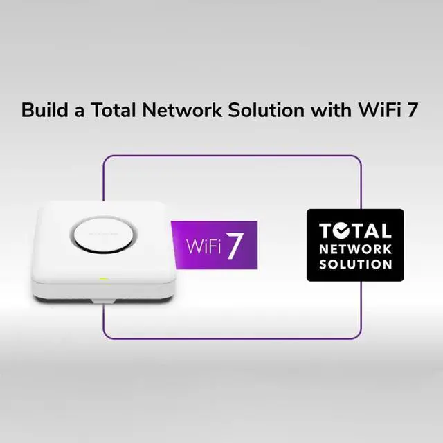 Alt view image 4 of 5 - Netgear WBE750 Tri Band Wi-Fi 7 IEEE 802.11 a/b/g/n/ac/ax/be 18.40 Gbit/s Wireless Access Point