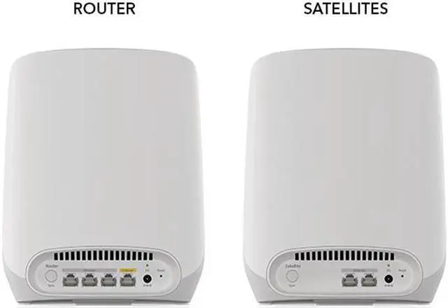 Alt view image 4 of 6 - NETGEAR Orbi 750 Series Tri-Band WiFi 6 Mesh System, 5.2Gbps, Router + 2 Satellites | RBK753P