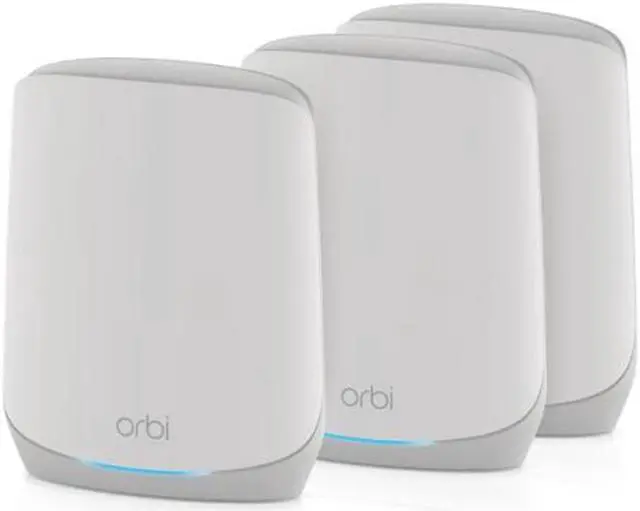 Main image of NETGEAR Orbi 750 Series Tri-Band WiFi 6 Mesh System, 5.2Gbps, Router + 2 Satellites | RBK753P