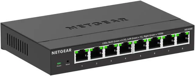 Main image of Netgear MS308E Multi-Gigabit (2.5G) Ethernet Easy Smart Managed Essentials Switch, MS308E-100NAS