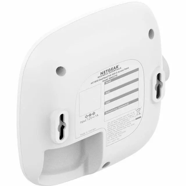 Alt view image 16 of 17 - NETGEAR WAX210 Dual Band IEEE 802.11 a/b/g/n/ac/ax/e 1.80 Gbit/s Wireless Access Point - Indoor
