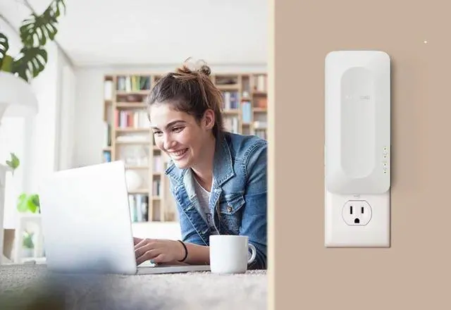 Alt view image 4 of 4 - Netgear AX3000 4-Stream Dual-Band WiFi 6 Mesh Extender, 3.0Gbps, EAX17-100NAS