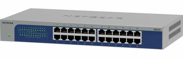 Alt view image 3 of 3 - NETGEAR 24-Port Gigabit Ethernet Unmanaged Switch | GS524-300NAS