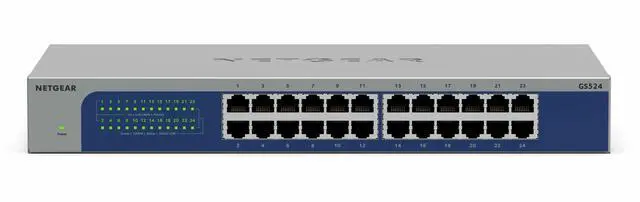 Main image of NETGEAR 24-Port Gigabit Ethernet Unmanaged Switch | GS524-300NAS