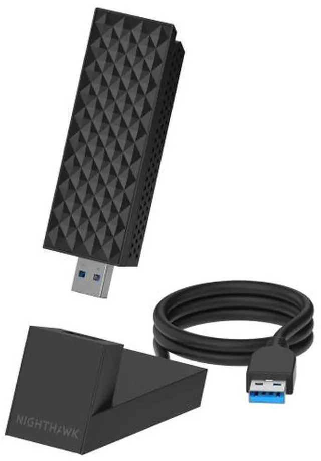 Alt view image 3 of 6 - Netgear Nighthawk WiFi 7 BE6500 Adapter (A9000), USB 3.0, 6.5 Gbps, A9000-100PAS