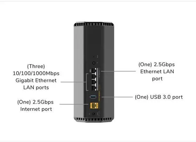Alt view image 3 of 6 - NETGEAR Nighthawk WiFi 7 Router RS500 Wireless Routers IEEE 802.11be