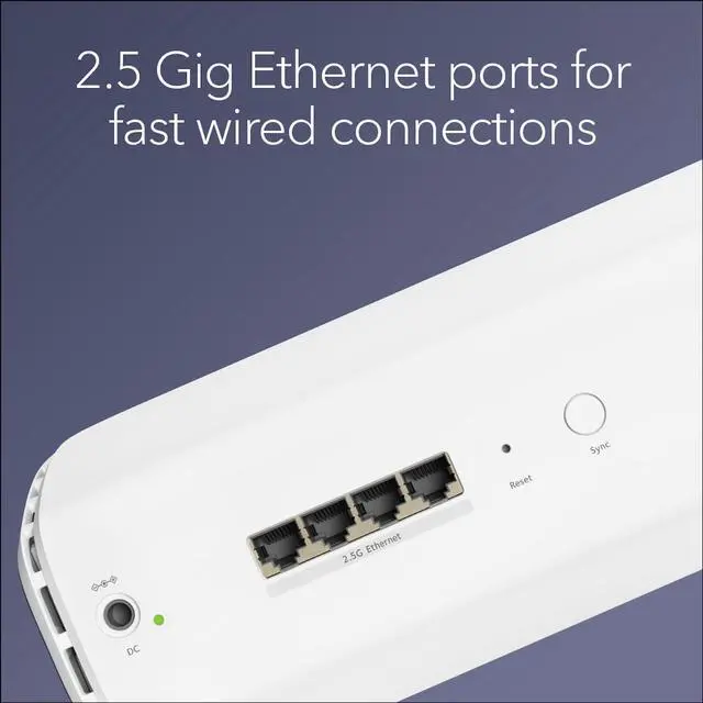 Alt view image 3 of 3 - Netgear Orbi 870 Series Whole Home Wifi White