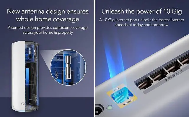 Alt view image 4 of 4 - Netgear Orbi 870 Series Whole Home Wifi White