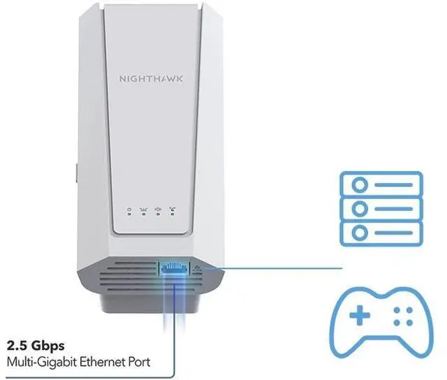 Alt view image 8 of 8 - Nighthawk WiFi 7 Dual-Band Extender, EXS27-100NAS