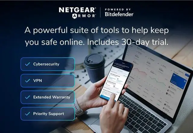 Alt view image 7 of 7 - Netgear Orbi 370 Series Dual-Band WiFi 7 Mesh (3-Pack) Orbi WiFi 7 Router RBE371 + 2x Orbi WiFi 7 Satellite RBE370