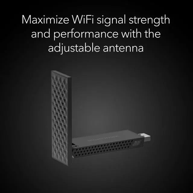 Alt view image 5 of 6 - NETGEAR Nighthawk WiFi 7 USB 3.0 Adapter (A8500) – BE5000 Tri-Band Wireless Gigabit Speed (Up to 5.0 Gbps) – 6 GHz Band – Works with Any Router or Mesh System – for Windows 11 PC