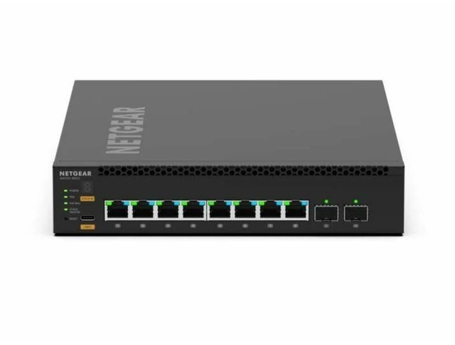Main image of Netgear AV Line M4350-8M2V 8-Port Managed Switch, 2.5G/10G/25G Multi-Gigabit Ethernet