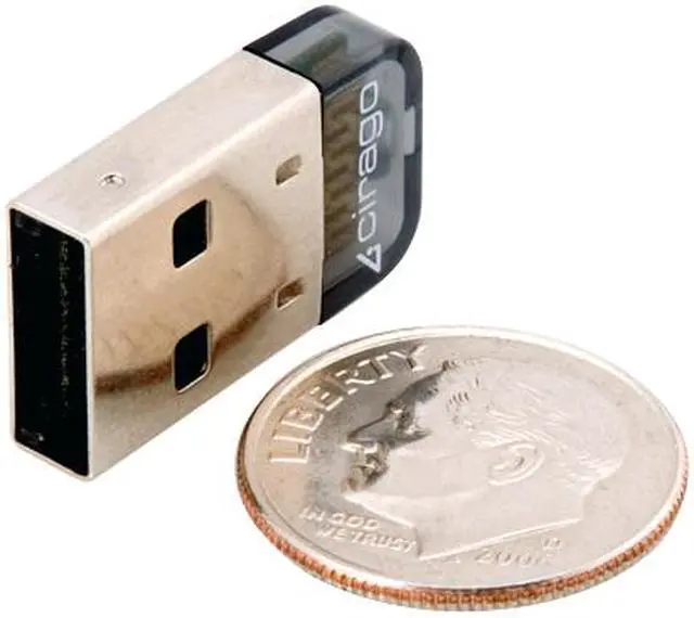 Alt view image 2 of 4 - cirago BTA-3210 Micro Bluetooth Dongle USB 2.0 support Bluetooth 2.1