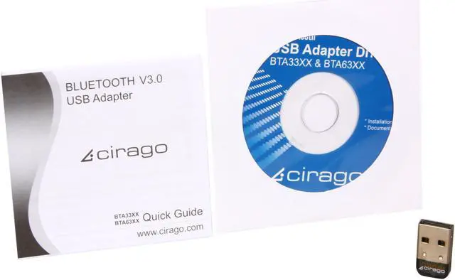 Alt view image 4 of 5 - Cirago BTA3310 Micro Bluetooth 3.0 EDR Adapter