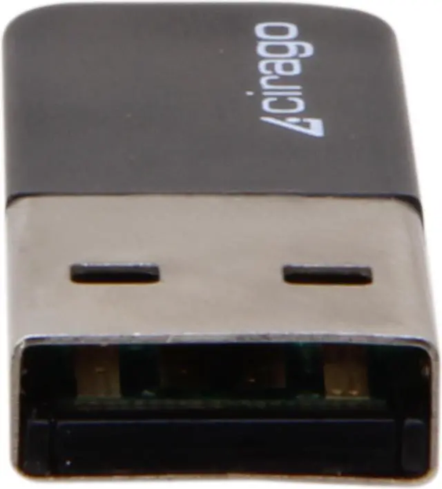 Alt view image 3 of 4 - cirago BTA7300 Bluetooth 3.0 High Speed and Wi-Fi Combo Mini USB Adapter