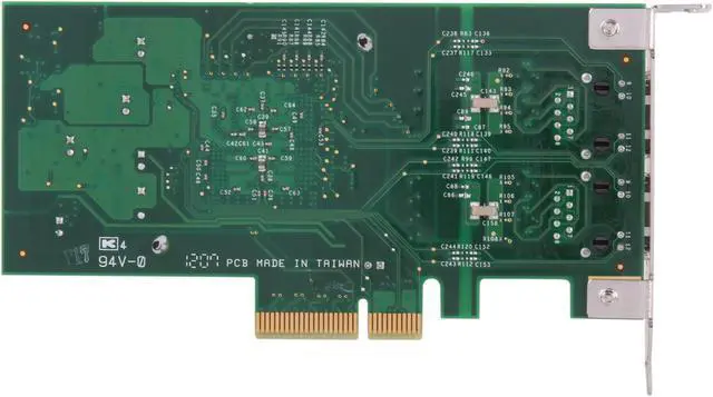 Alt view image 4 of 5 - Supermicro AOC-SG-i2 High-performance, Cost-effective Dual-port Gigabit Ethernet Card 10/100/1000Mbps PCI-Express 2 x RJ45