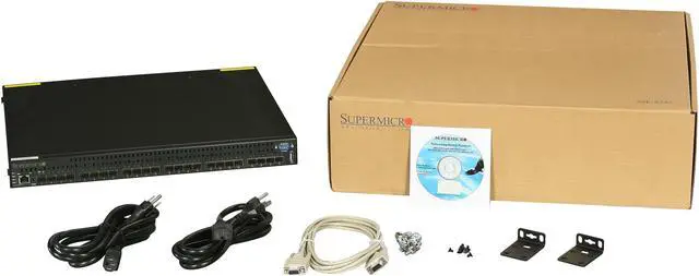 Alt view image 5 of 5 - SuperMicro SSE-X24S 24-port 10G Ethernet Switch