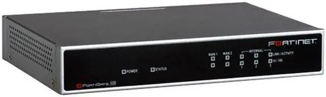 Main image of Fortinet FG-50B-BDL-US 25000 Simultaneous Sessions 50 Mbps VPN Unified Threat Management Security Appliance w/ 1 year update subscription