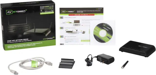 Alt view image 5 of 5 - Amped Wireless AV3000 Home Wi-Fi Network Bridge for Internet-Ready Audio and Video Devices