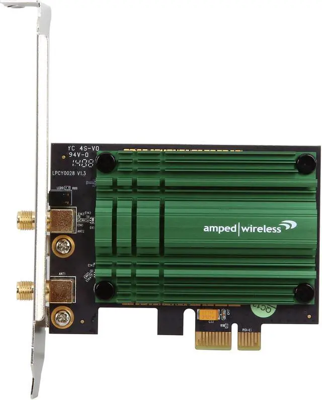 Alt view image 4 of 6 - Amped Wireless PCI20E High Power AC1200 Wi-Fi PCI-E Adapter