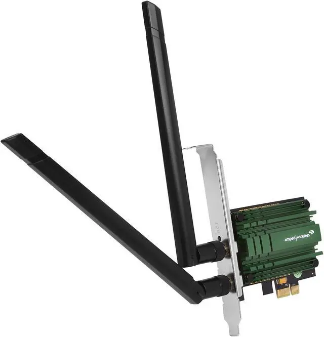 Alt view image 2 of 6 - Amped Wireless PCI20E High Power AC1200 Wi-Fi PCI-E Adapter