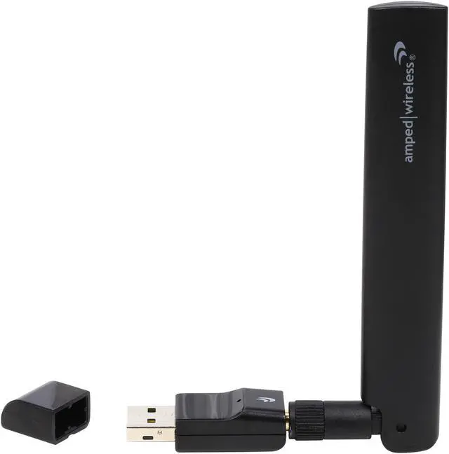 Alt view image 3 of 5 - Amped Wireless UA230A High Power 802.11ac Wi-Fi USB Adapter
