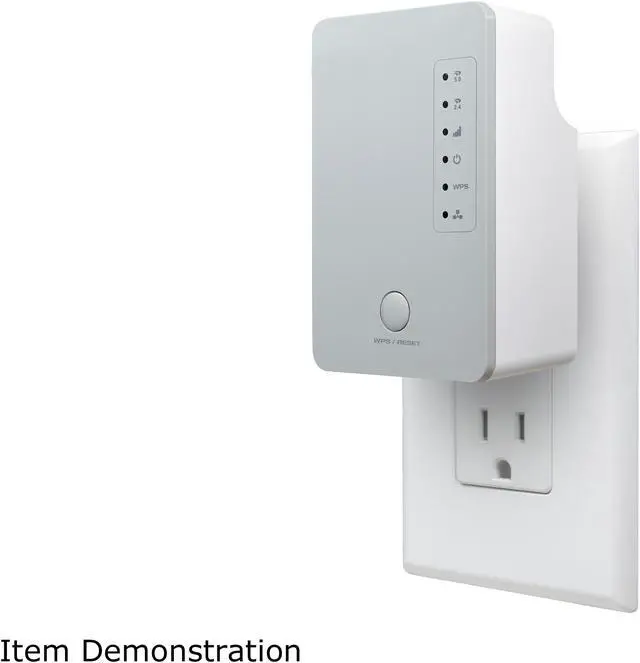 Alt view image 2 of 2 - Amped Wireless B1200EX AC1200 Plug-In Wi-Fi Range Extender