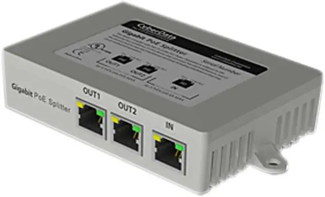 Main image of CyberData 011187 2-Port PoE Gigabit Switch